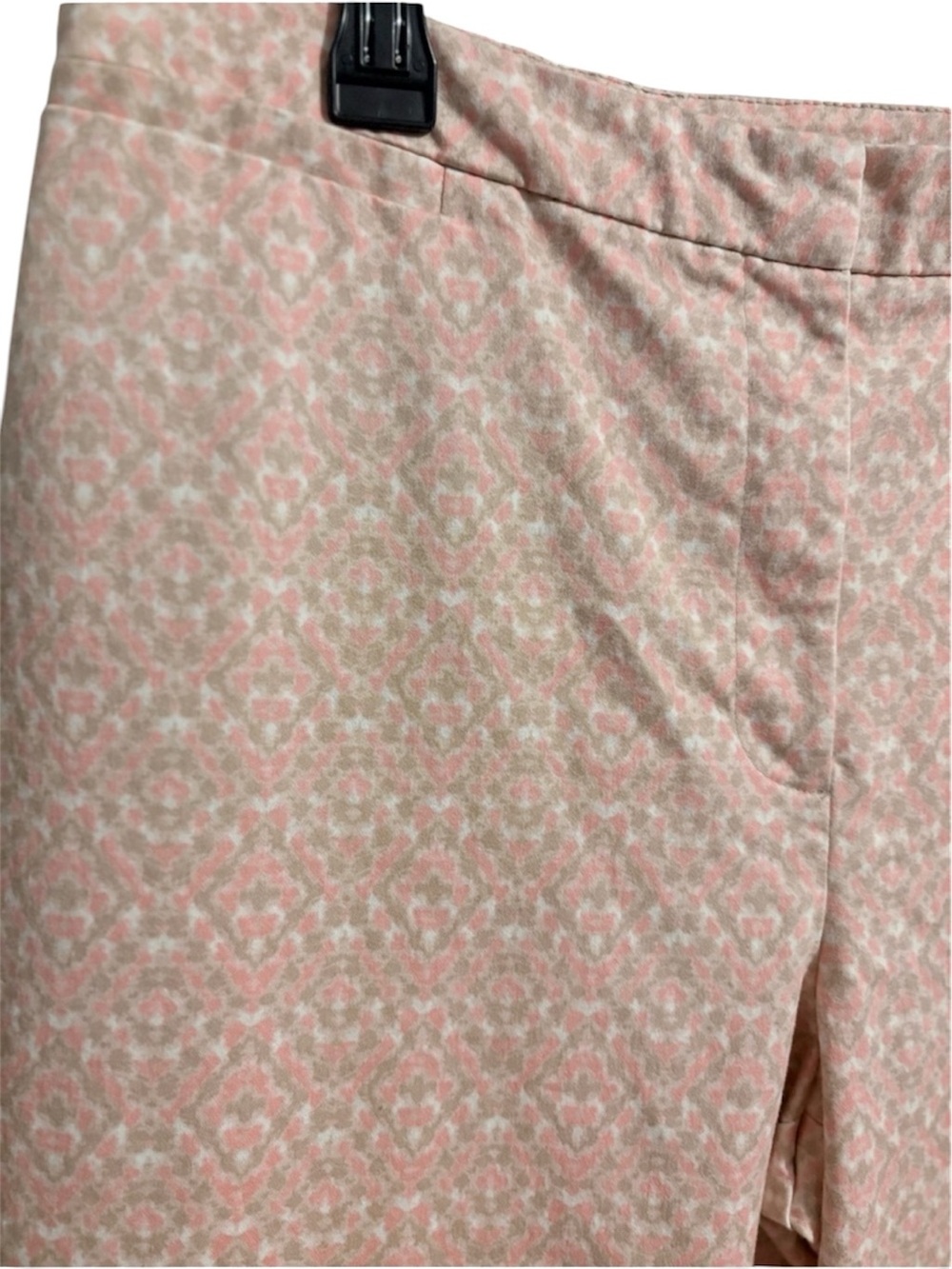 Ruby Rd. Pale Pink Geometric Pants - Picture 2 of 4